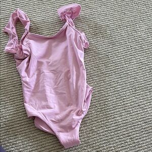 Pink Kids One Piece Swimsuit